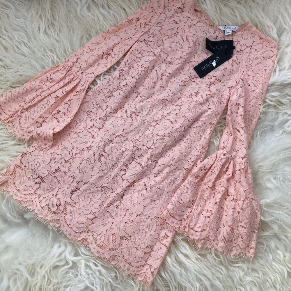 RACHEL ZOE Lace Pattern Mini Dress - Picture 6 of 15